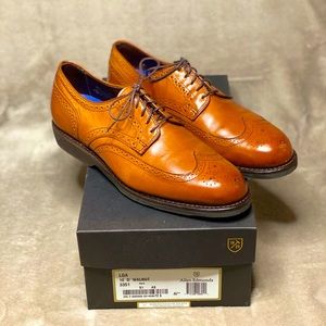 Allen Edmonds LGA Wingtip Derby, Walnut, Size 10D